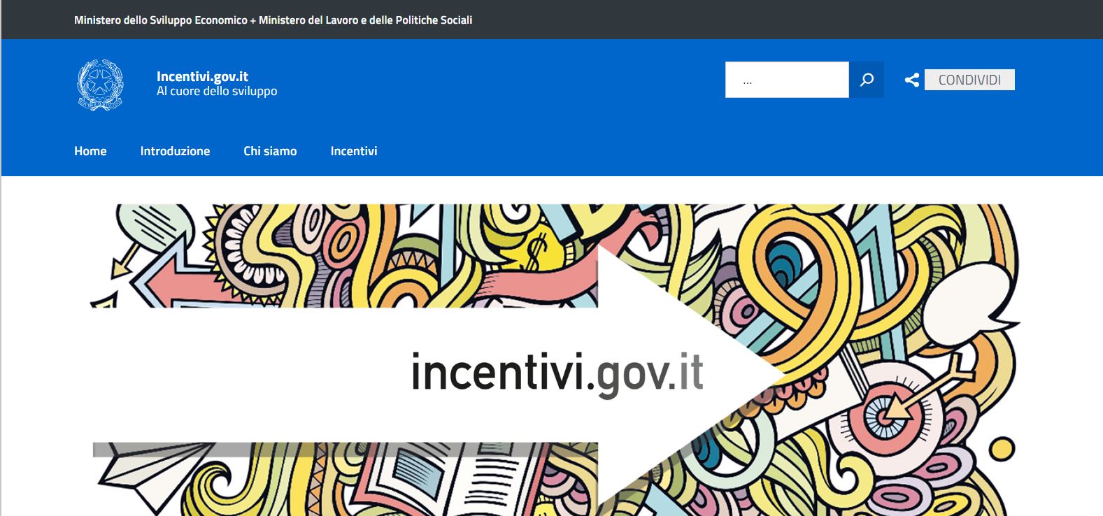 PUBBLICATO IL SITO INCENTIVI.GOV.IT